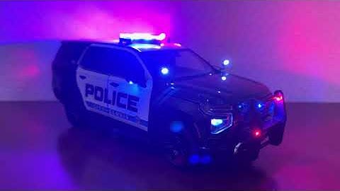 Clovis Police Department (Clovis, Ca) Motormax 1/24 2025 Diecast Chevrolet Tahoe Police SUV w/lights