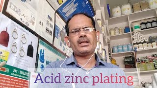 Acid zinc plating @electroplatingservices