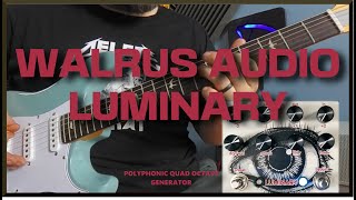 Walrus Audio Luminary V2 | Polyphonic Quad Octave Pedal - YouTube