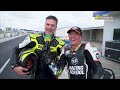 Supercars star Broc Feeney takes Chris Vermeulen for a hot lap of new One Raceway