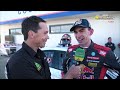Supercars star Broc Feeney takes Chris Vermeulen for a hot lap of new One Raceway