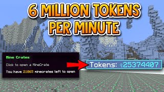 MAKING 6 MILLION TOKENS PER MINUTE!! | MINECRAFT PRISON