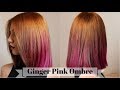 HOW TO : Ginger Roots & Pink Ends | Full Hair Colour | Stella
