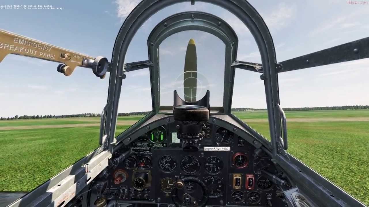 IL2 Cliffs of Dover - Tutorial - HurricaneMkI Rotol 100Oct Quick Warmup Takeoff Procedure