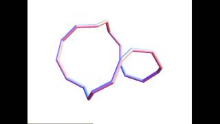 Folding a 20-gon three times onto itself