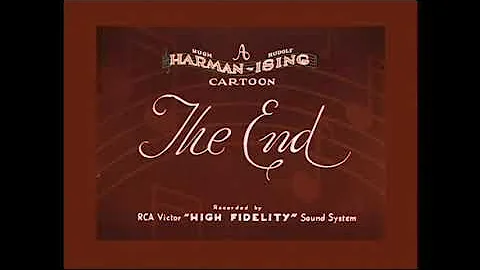 EVERY MGM CARTOON HAPPY HARMONIES STUDIO END TITLES COMPILATION (1934-1938) (REUPLOAD)