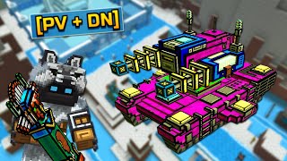 Pixel Gun 3D Clans 2.0 - НОВЫЙ ФОРТ и TESLA ТАНК (444 серия)