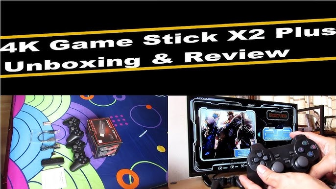 Arcstick Game Stick 4K 128 GB 20000 Retro Games, Arcstick Retro Games,  Retroplug Retro Video Game Console, with Retro Game Stick 2.4G Wireless
