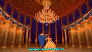 Video thumbnail of "Beauty and the Beast - Tale as old as time with lyrics HD"