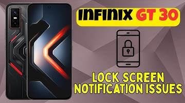 Fix Lock Screen Notification Issues on Infinix GT 30 | Easy Settings