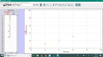 Logger Pro - Graph Tutorial 1