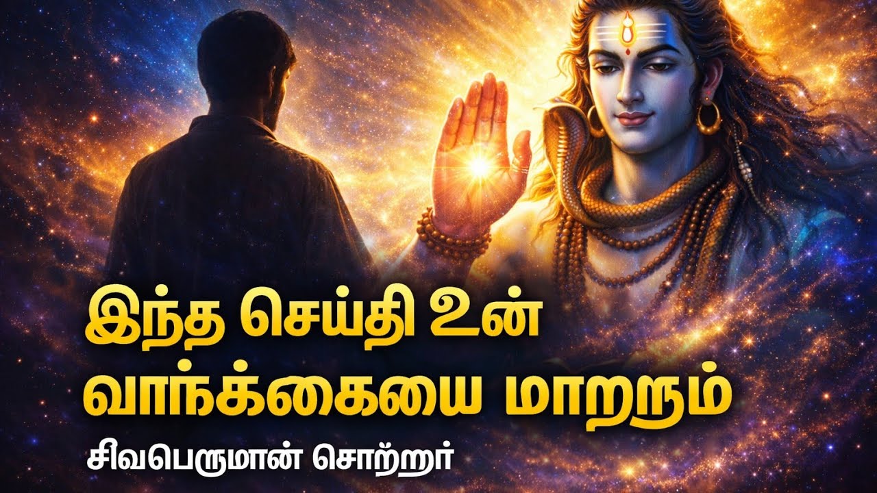 சிவபெருமான் உன்னிடம் பேசுவதை கேள்! உன் வாழ்க்கை மாறப்போகும் தருணம்! | Lord Shiva Message in Tamil
