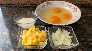 Mengjes me patate dhe vez, pregaditja per 5 minuta !!