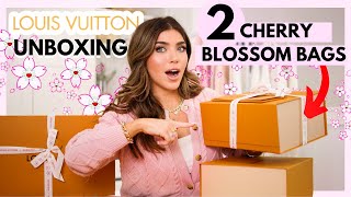 Louis Vuitton CHERRY BLOSSOM Double Unboxing Haul🌸  IS IT WORTH IT?!‼️ LV X TAKASHI MURAKAMI REVIEW