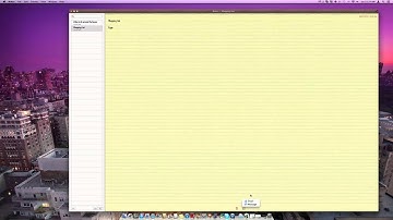 How to use Notes in Mountain Lion! (HD)