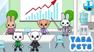 Yasa Pets Tower - Explore the Skyscraper with Dad and Family | iPad Gameplay screenshot 5