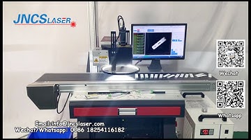 uv laser marking machine with CCD Visual positioning system and conveyor belt,batch marking