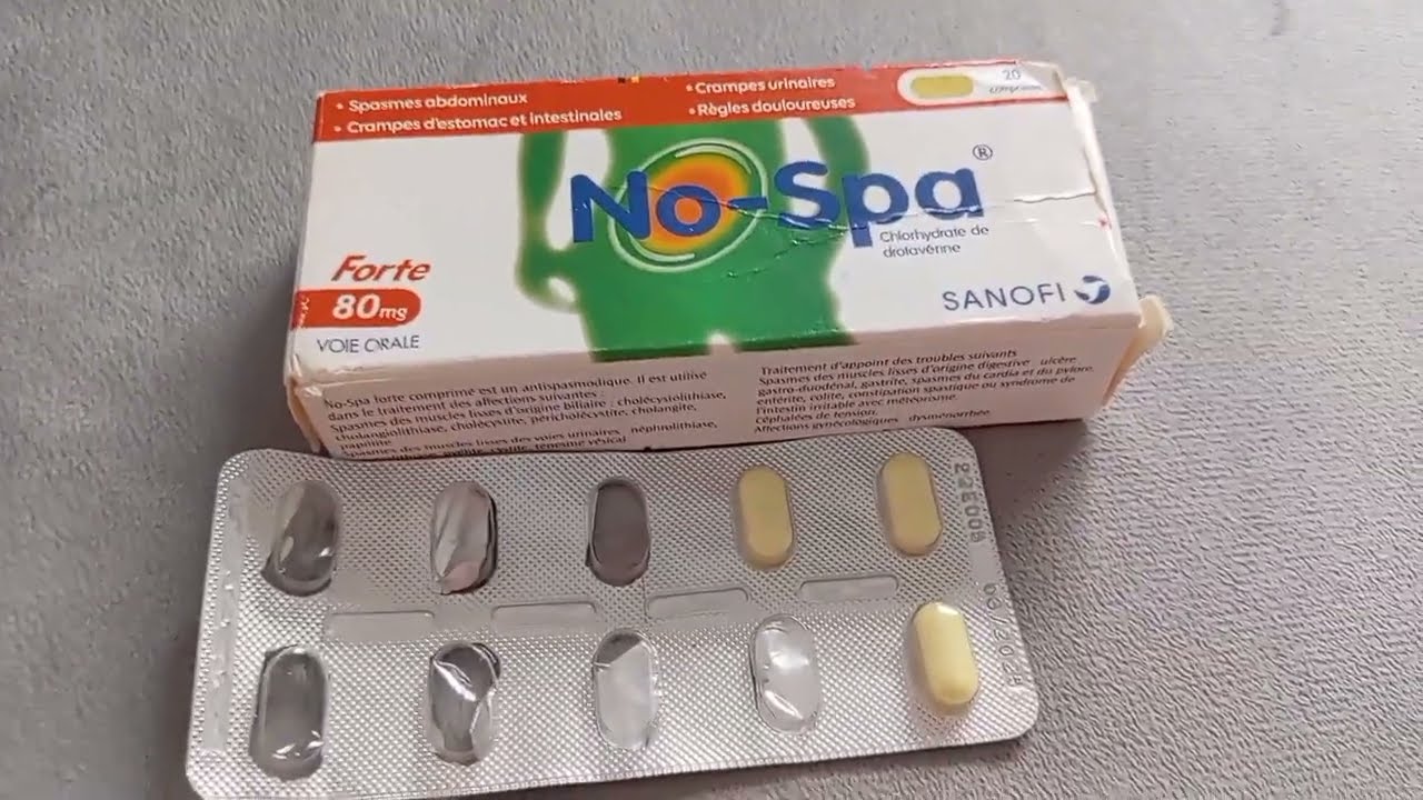  نو سبا فورت No-Spa 80 mg مضاد لتشنجات العضلات المسببة لآلام المعدة والنبولة والدورة الشهرية...