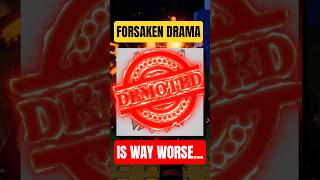 Forsaken has HUGE DRAMA and it's BAD... 💀 #forsaken #roblox #shorts