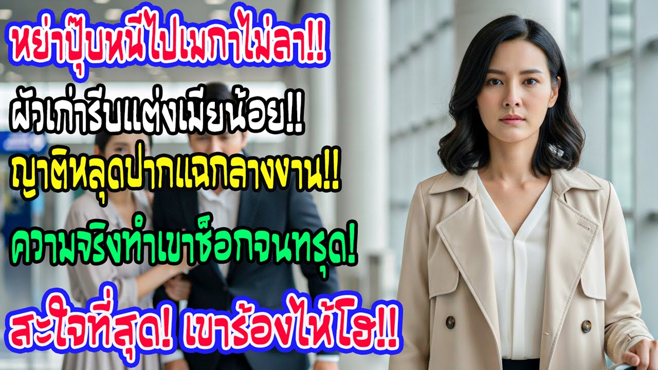 หย่าปุ๊บ ฉันบินจากญี่ปุ่นไปอเมริกาไม่ลา เขารีบแต่งชู้ แต่คำญาติในที่ประชุมทำเขาทรุดกลางวง