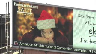 Atheist billboard raises eyebrows - Dec 2nd, 2014