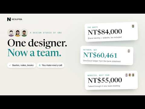 A One-Person Design Studio: Quotes, Notes, Books and Prices with an AI Team