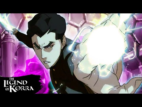 Mako Saves Bolin & Destroys Kuvira's Spirit Core ⚡️ Full Scene | The Legend of Korra