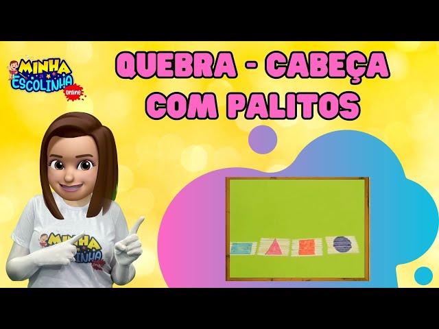 Quebra-Cabeça com Palito G4 - Educação Infantil - Videos Educativos - Atividades para Crianças