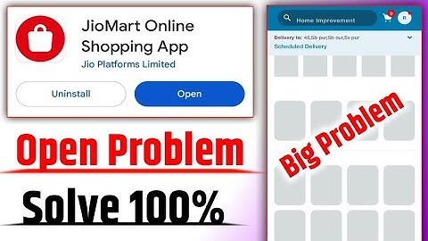 Jiomart app open problem | jiomart app not open | jiomart coupon code | jiomart not working 