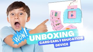 Card Early Education Device | Talking Flash Cards | Toy Unboxing