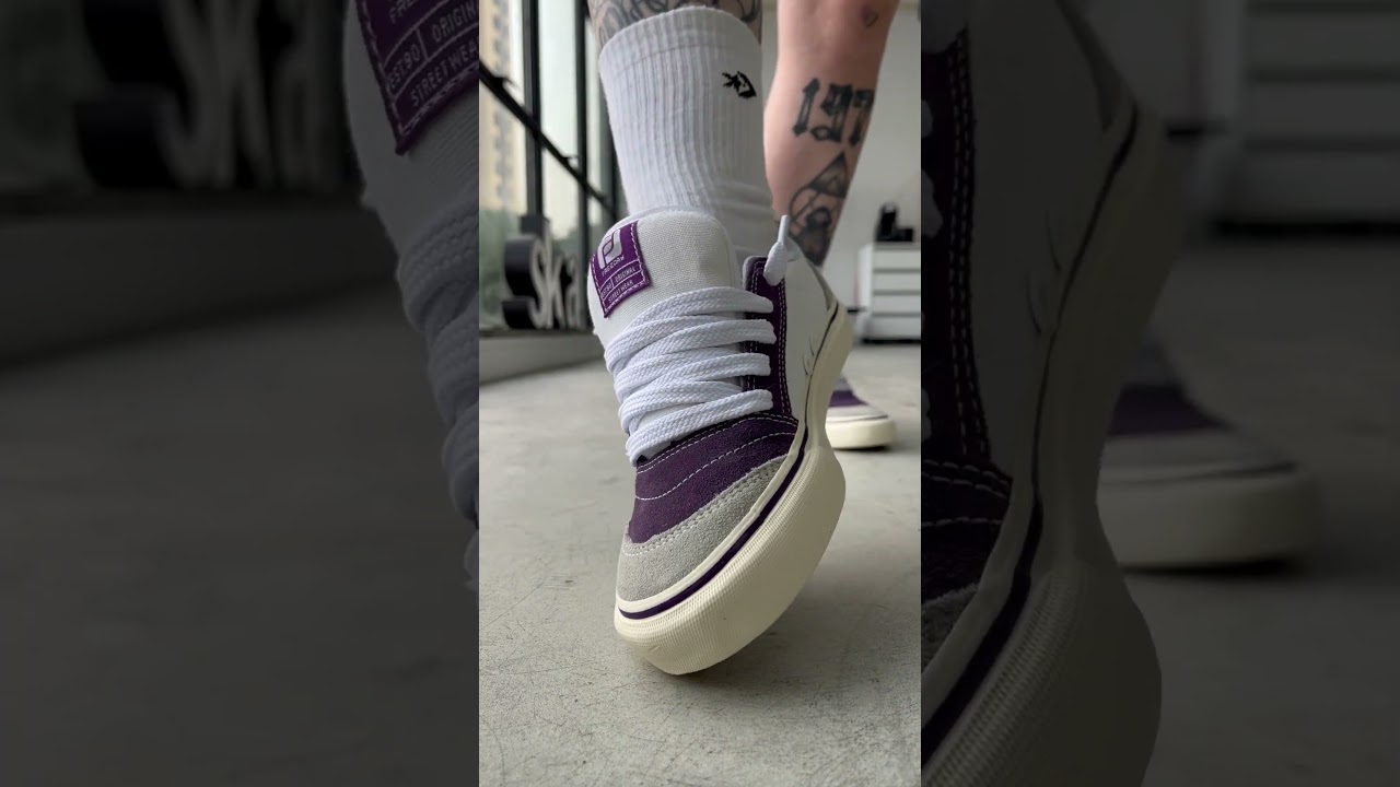 Tênis Freeday Fractal Roxo Cinza