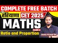 Ratio and Proportion Class - 4 || BY MANOJ PACHAR SIR || CAREER BOOSTER OFFICIAL || #hssc #cet