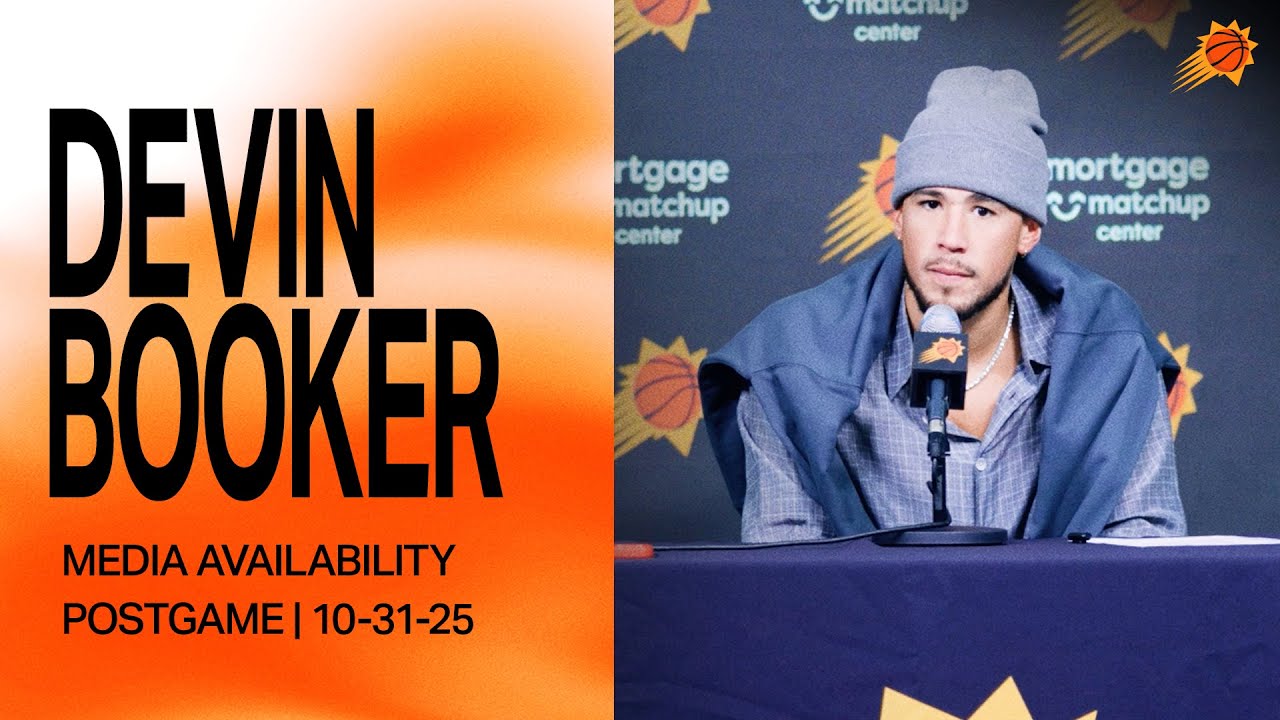 Devin Booker Postgame Media Availability | Phoenix Suns | 10-31-25 ...