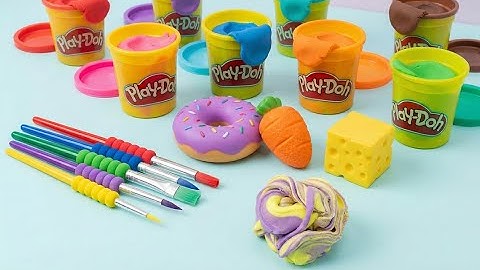 Mixing All The Colors! 🎨 Squishy Play-Doh Fun