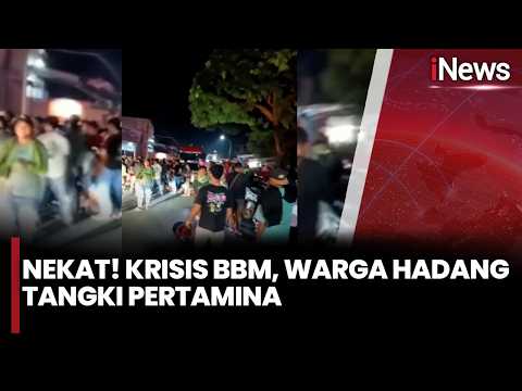 Antre 10 Jam Tak Kunjung Dapat BBM! Warga Nekat Hadang Tangki Pertamina | iNews Today 15/9