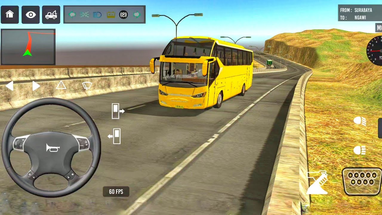 😍Bus Simulator 3D || 🔥New Euro Coach ll NEW BUS SIMULATOR INDONESIA