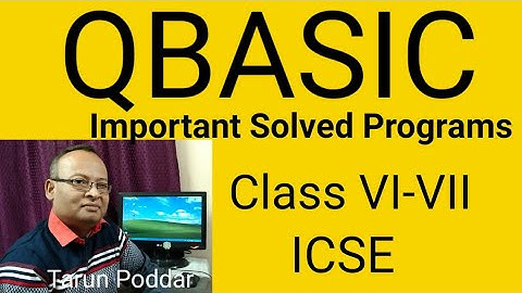 Qbasic important solved programs Qbasic Loops For-Next loop While-wend Loop  Do-While loop