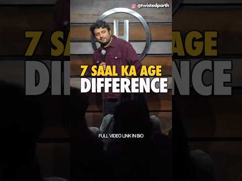 Couple with Age Difference #lovestories #newshorts #standupcomedy
