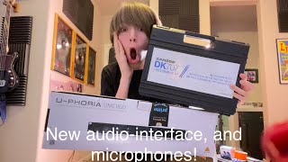 New audio-interface, and microphones!