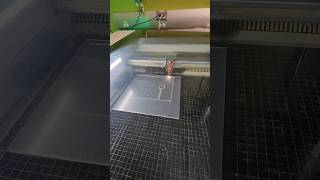 trotec 100 watt LASER cutting a rodent behavior enclosure