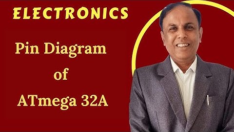 S-VI 6.2 Pin Diagram of ATmega 32A | Electronics  | Dr. Niteen Mohod
