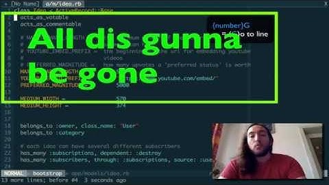 Badass Vim Tutorials - Line Numbers