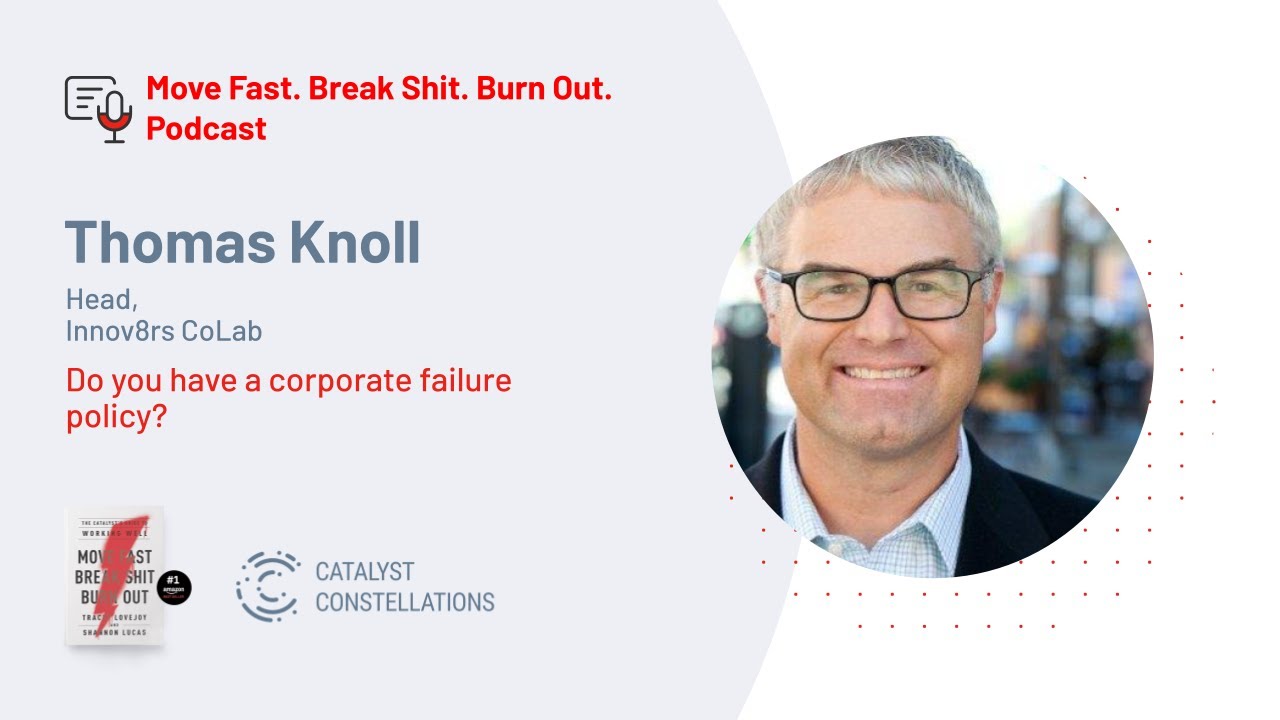 Thomas Knoll, Head of Innov8rs CoLab: Do you have a corporate failure policy?