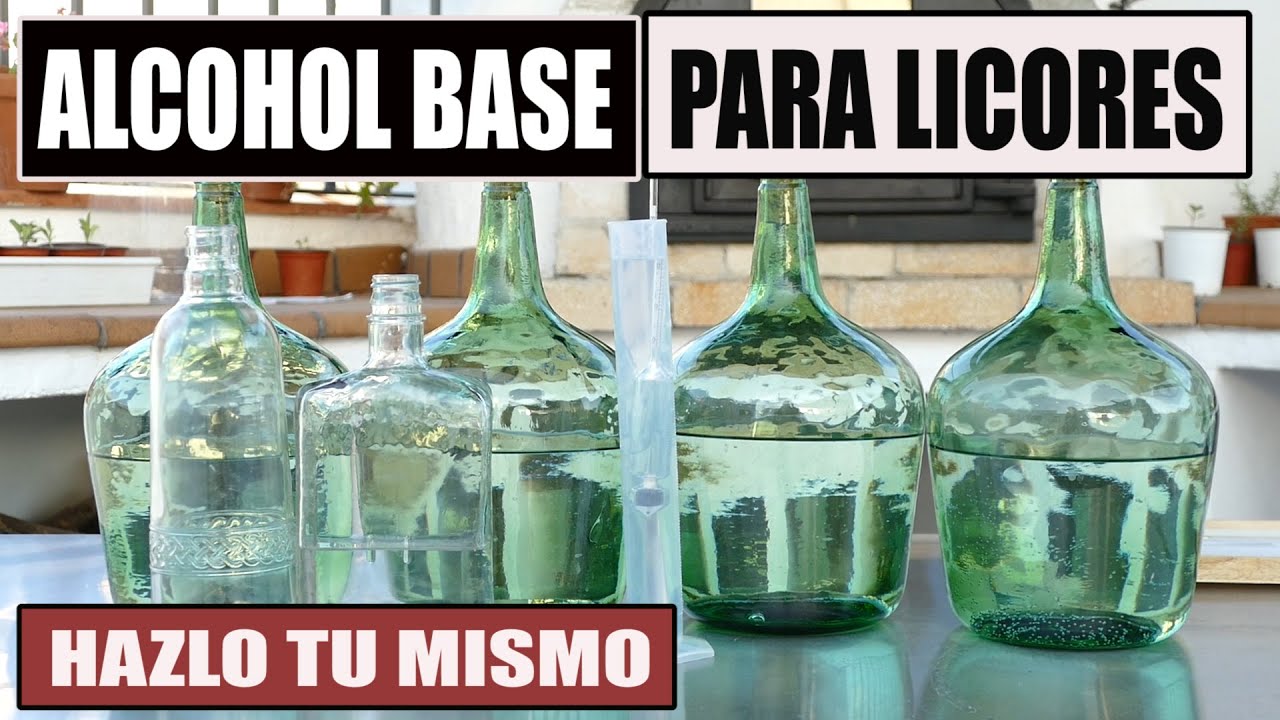 Cómo obtener "ALCOHOL BASE PARA LICORES"