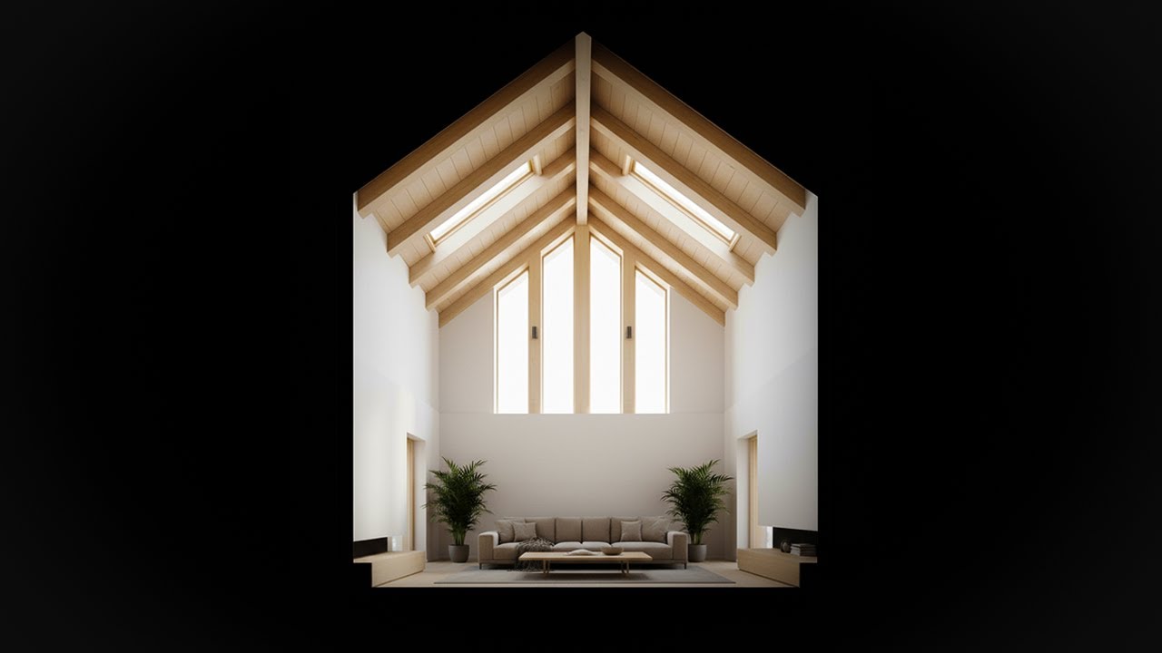 Wysoki sufit tylko przy dachu tradycyjnym?