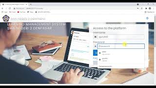 Part 1 - Login dan Pengenalan Menu Dashboard - Video Tutorial E-Learning SMA Negeri 3 Denpasar