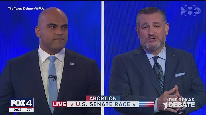 Ted Cruz, Collin Allred face off in only U.S. Senate debate
