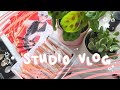 STUDIO VLOG 04 ♡ New camera, sticker storage, shop updates, + more!