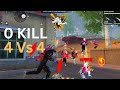 0 KILL In Free Fire Max 😲 Gameplay video 