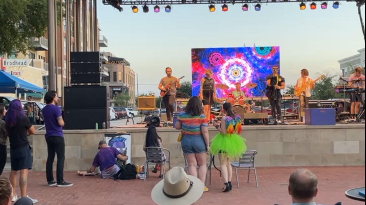 Teen Wolves 80s cover band- downtown Plano, Texas